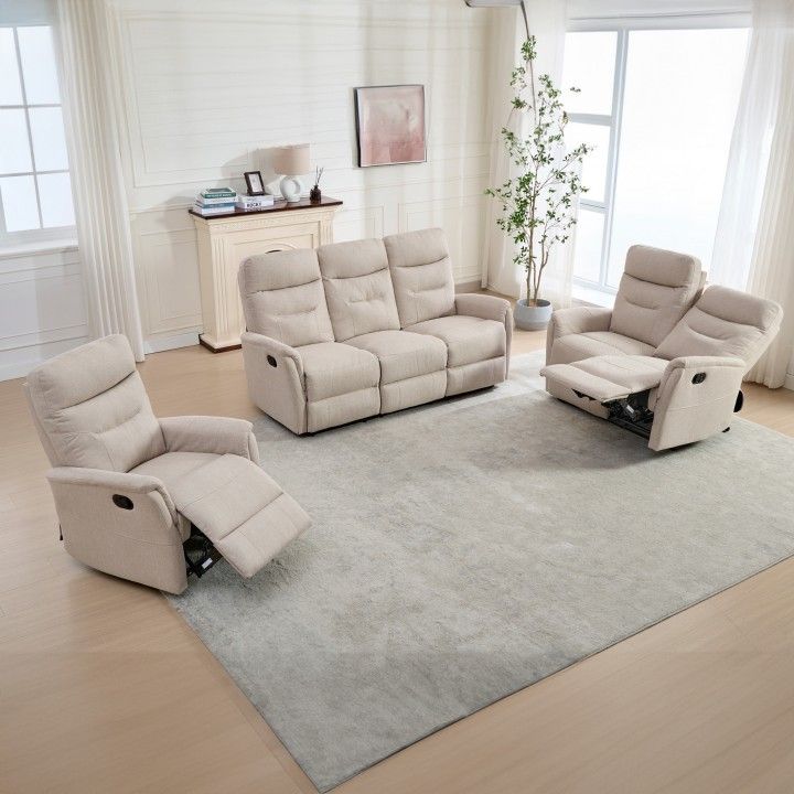 Sofá Relax Bufallo 3 Lugares Sofá Relax Bufallo 3 Lugares