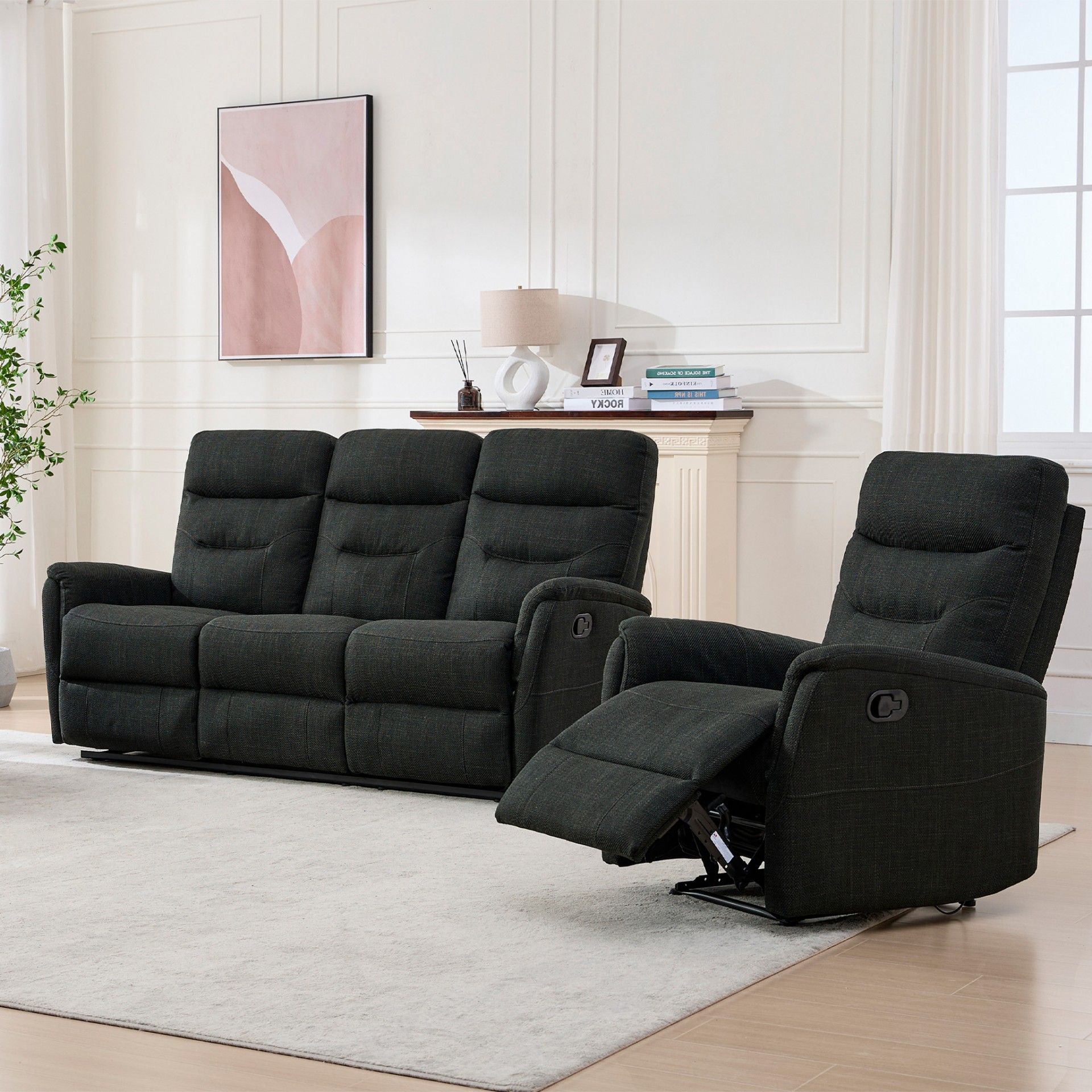 Sofá Relax Bufallo 3 Lugares