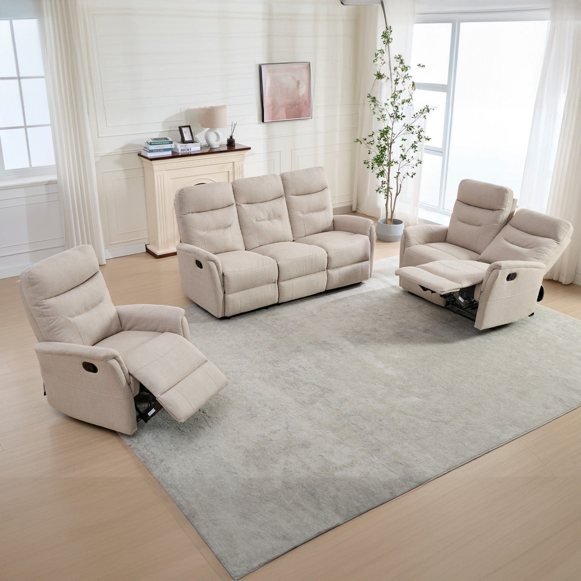 Sofá Relax Bufallo 3 Lugares