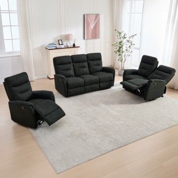 Sofá Relax Bufallo 3 Lugares Sofá Relax Bufallo 3 Lugares