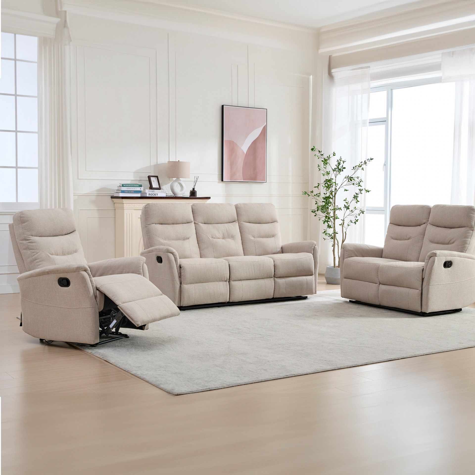 Sofá Relax Bufallo 3 Lugares