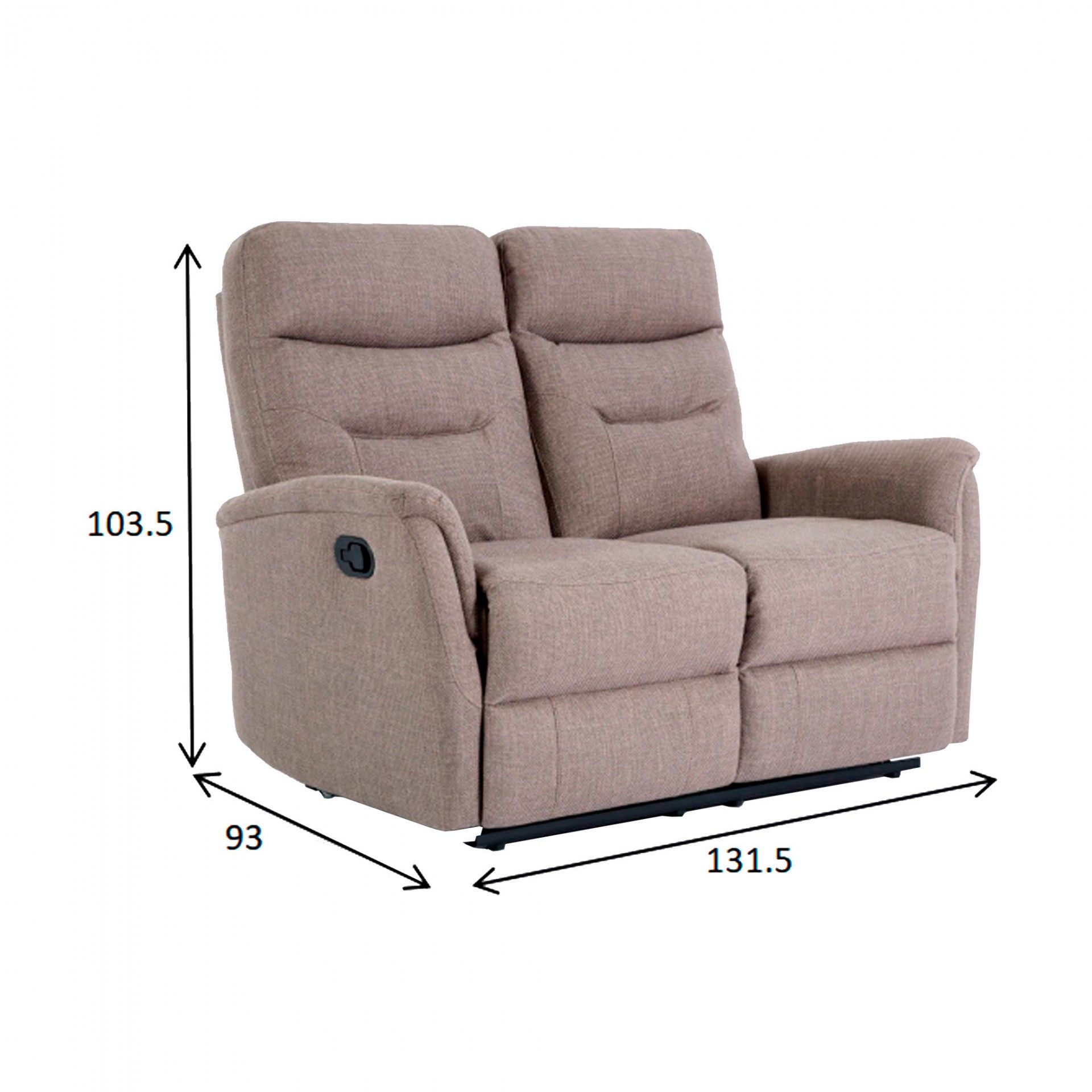 Sofá Relax Bufallo 2 Lugares