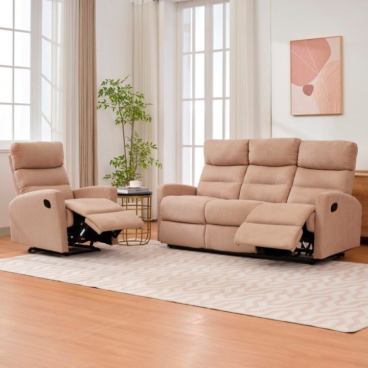 Sofá Relax Glendale 3 Lugares Sofá Relax Glendale 3 Lugares