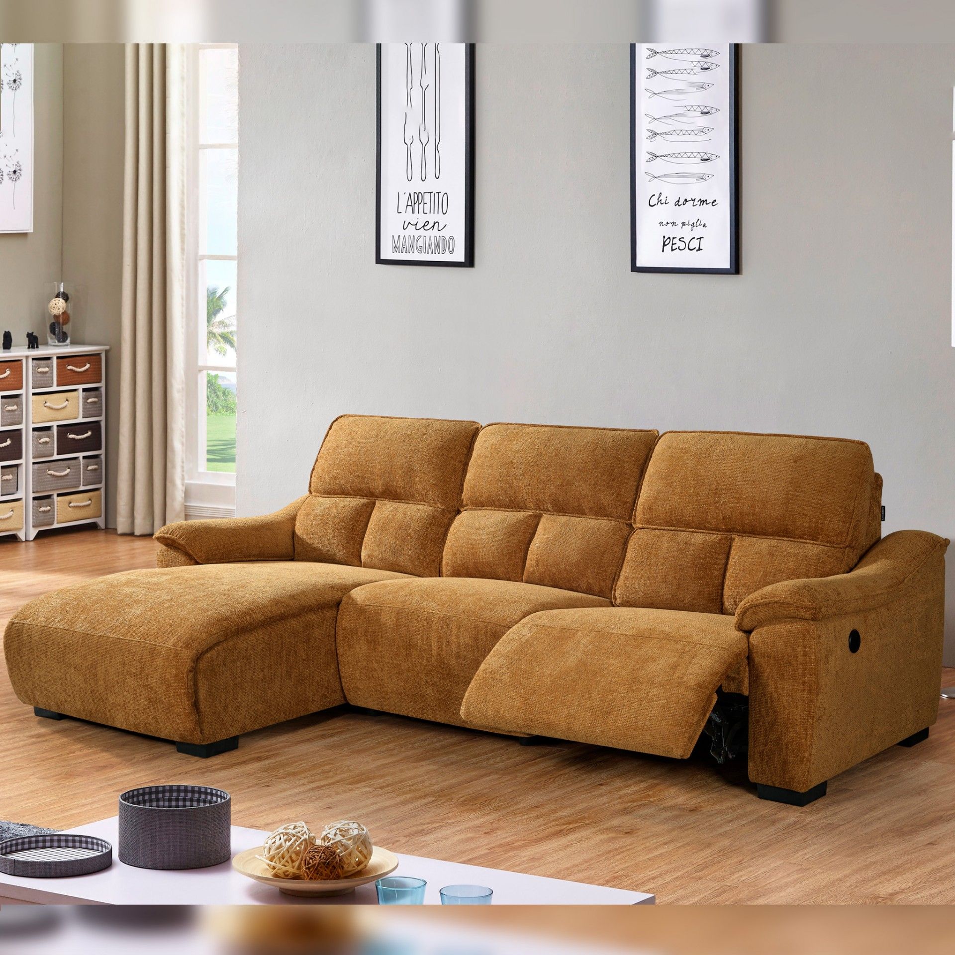 Chaise Longue Minnesota com Relax Esquerda