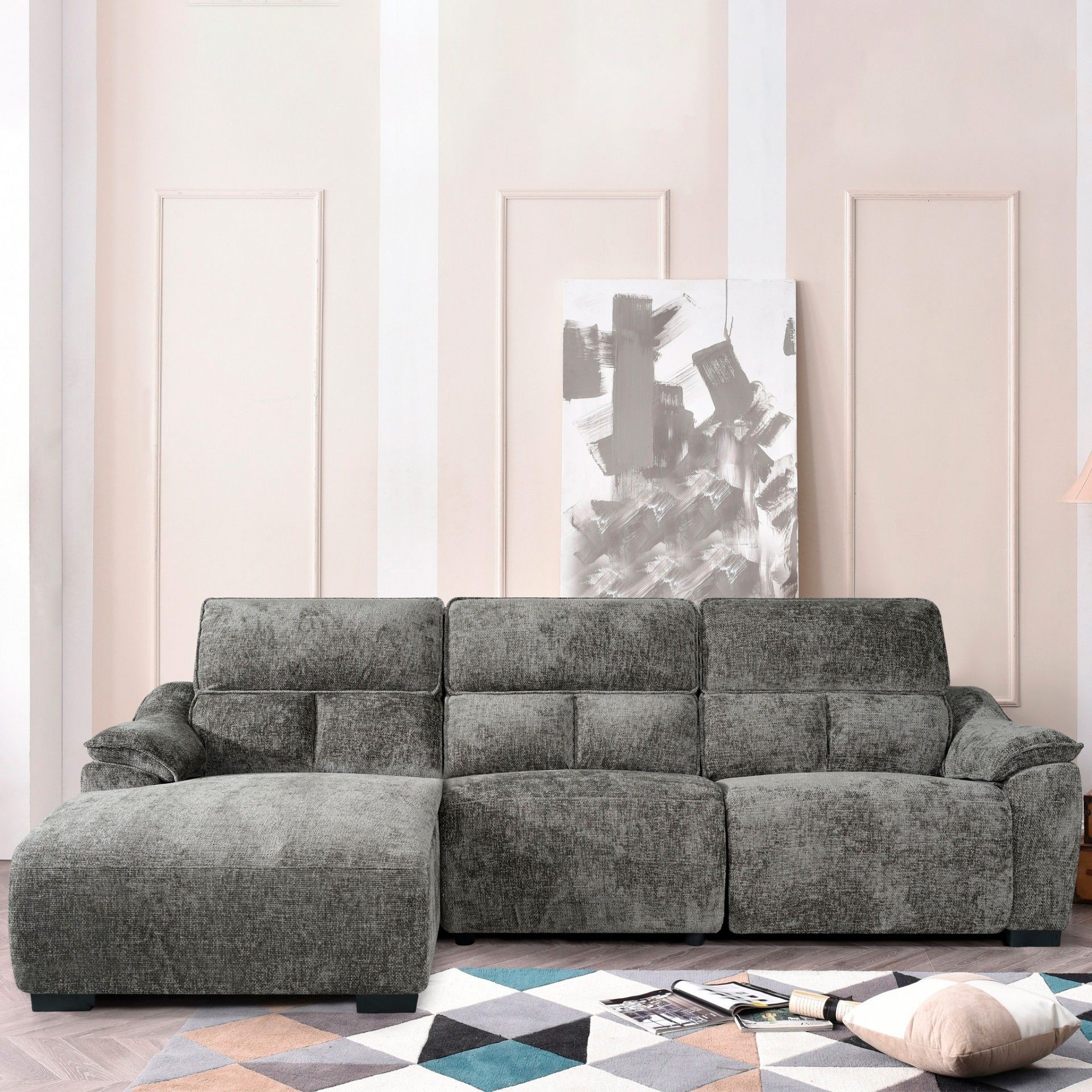 Chaise Longue Minnesota com Relax Esquerda