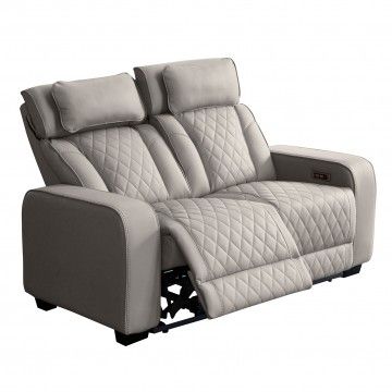 Sofá 2 Lugares Utah com 2 Relax Elétricos Sofá 2 Lugares Utah com 2 Relax Elétricos