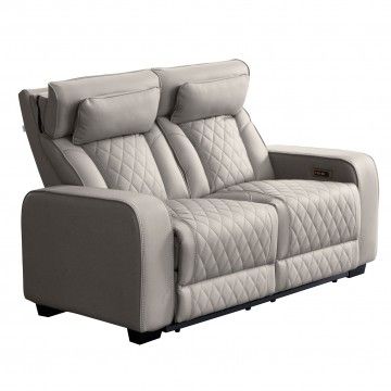 Sofá 2 Lugares Utah com 2 Relax Elétricos Sofá 2 Lugares Utah com 2 Relax Elétricos