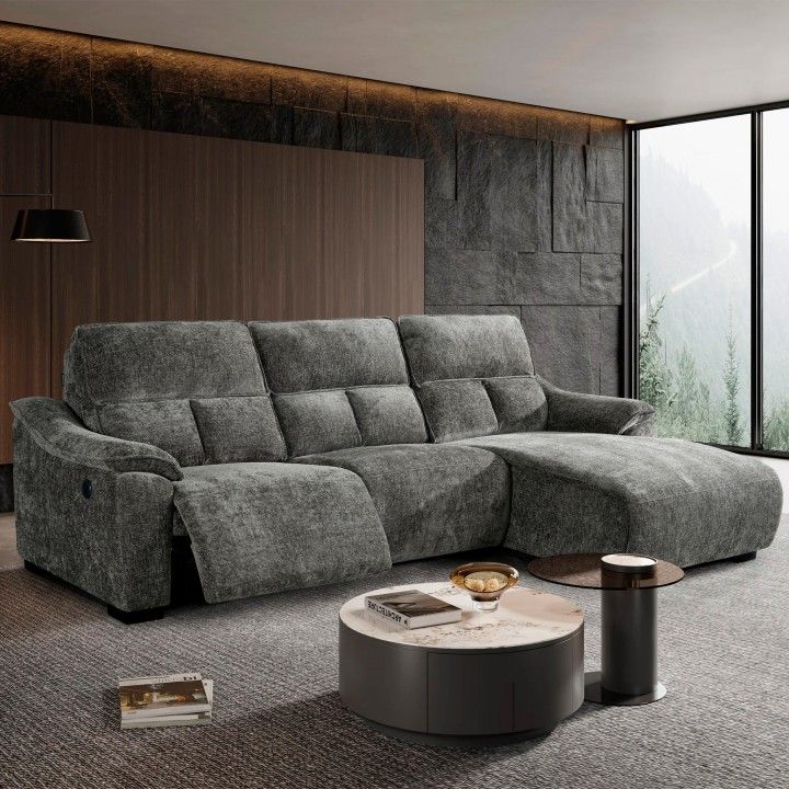Chaise Longue Minnesota com Relax Direita Chaise Longue Minnesota com Relax Direita