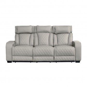 Sofá 3 Lugares Utah com 2 Relax Elétricos Sofá 3 Lugares Utah com 2 Relax Elétricos
