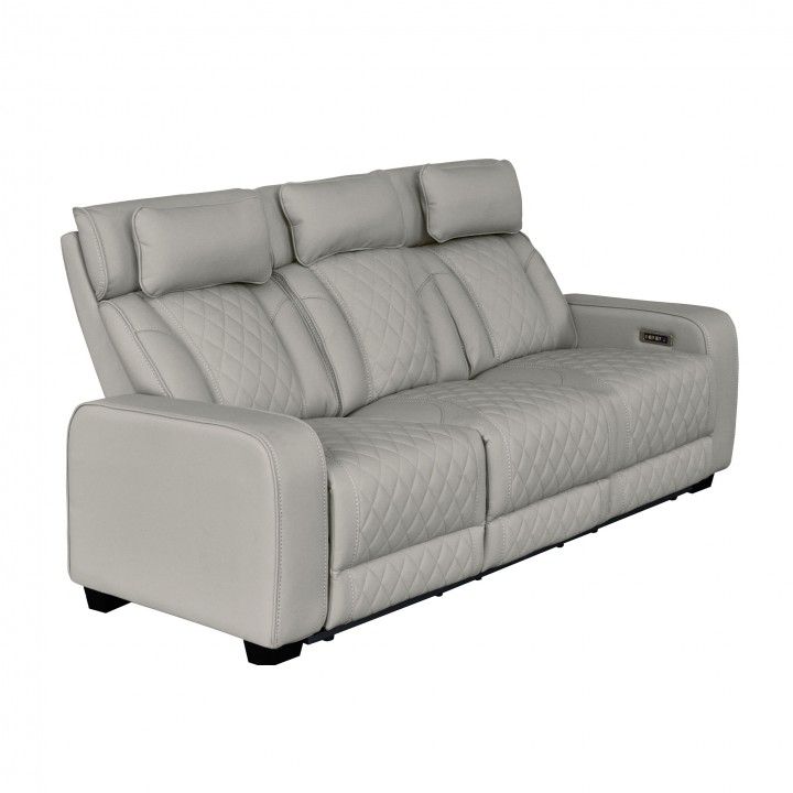 Sofá 3 Lugares Utah com 2 Relax Elétricos Sofá 3 Lugares Utah com 2 Relax Elétricos