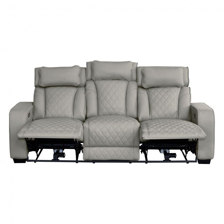 Sofá 3 Lugares Utah com 2 Relax Elétricos Sofá 3 Lugares Utah com 2 Relax Elétricos