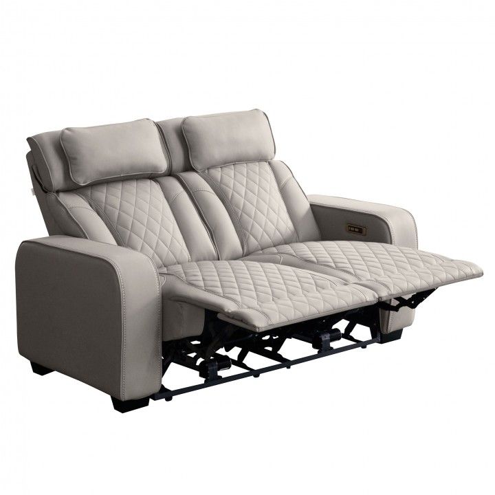 Sofá 3 Lugares Utah com 2 Relax Elétricos Sofá 3 Lugares Utah com 2 Relax Elétricos
