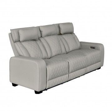 Sofá 3 Lugares Utah com 2 Relax Elétricos Sofá 3 Lugares Utah com 2 Relax Elétricos