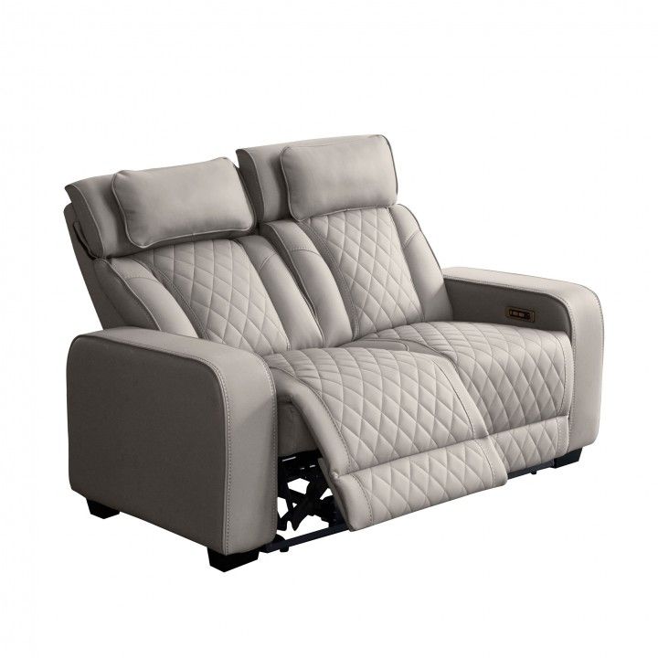 Sofá 3 Lugares Utah com 2 Relax Elétricos Sofá 3 Lugares Utah com 2 Relax Elétricos