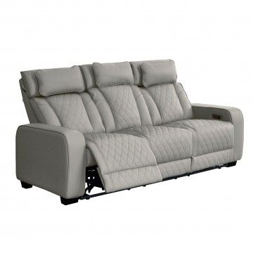 Sofá 3 Lugares Utah com 2 Relax Elétricos Sofá 3 Lugares Utah com 2 Relax Elétricos