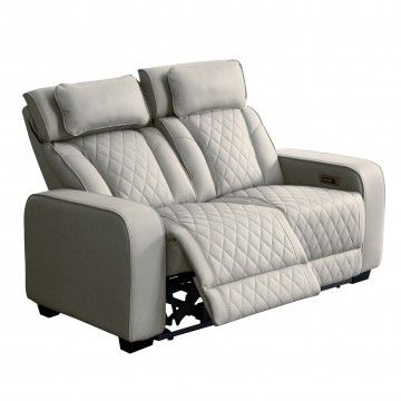 Sofá 2 Lugares Utah com 2 Relax Elétricos Sofá 2 Lugares Utah com 2 Relax Elétricos