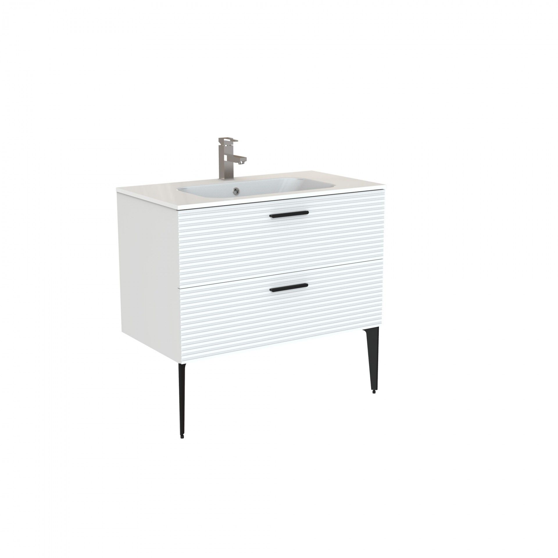 Móvel WC Vitória com Lavatório (2 Gavetas)