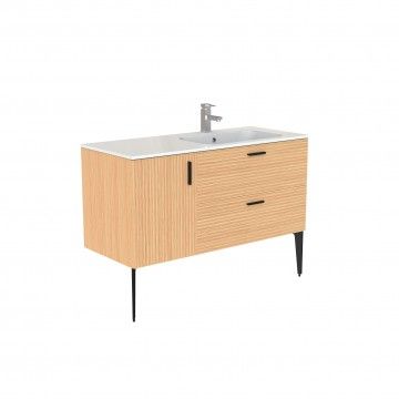 Móvel WC Vitória com Lavatório (2 Gavetas + 1 Porta) Móvel WC Vitória com Lavatório (2 Gavetas + 1 Porta)