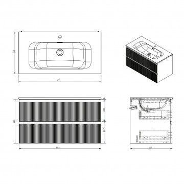 Mvel WC Style Plus com Lavatrio