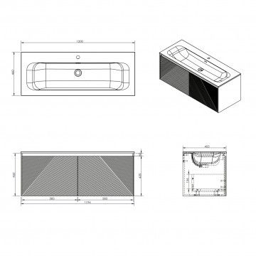 Mvel WC Veneto com Lavatrio