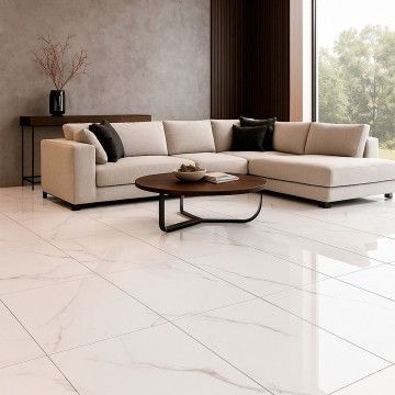 Porcelnico Retificado White Carrara Natural 30x60