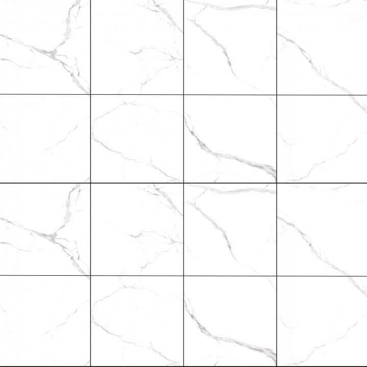 Porcelnico Retificado White Carrara Natural 60x60