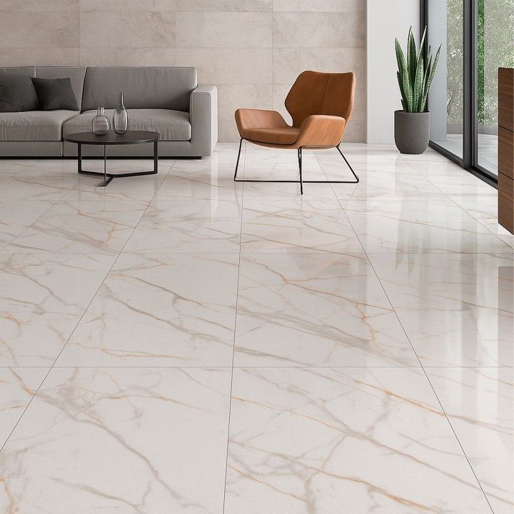 Porcelnico Retificado Calacatta Ouro Natural 60x120