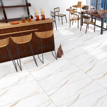 Porcelnico Retificado Regal Carrara Polido 60x120