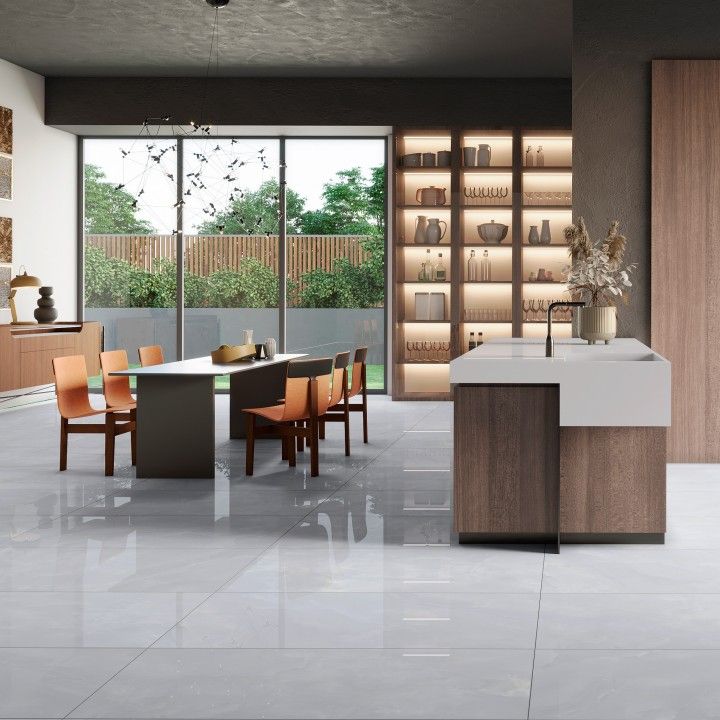 Porcelnico Retificado Onix White Carvin 60x120