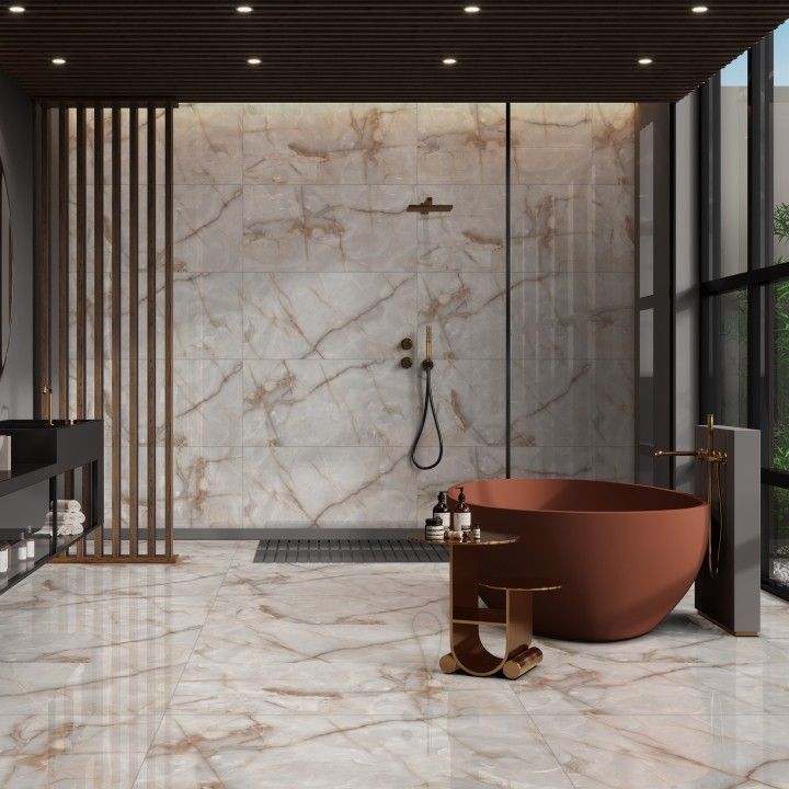 Porcelânico Retificado Onix Cast/Branco Carvin 60x120 Porcelânico Retificado Onix Cast/Branco Carvin 60x120