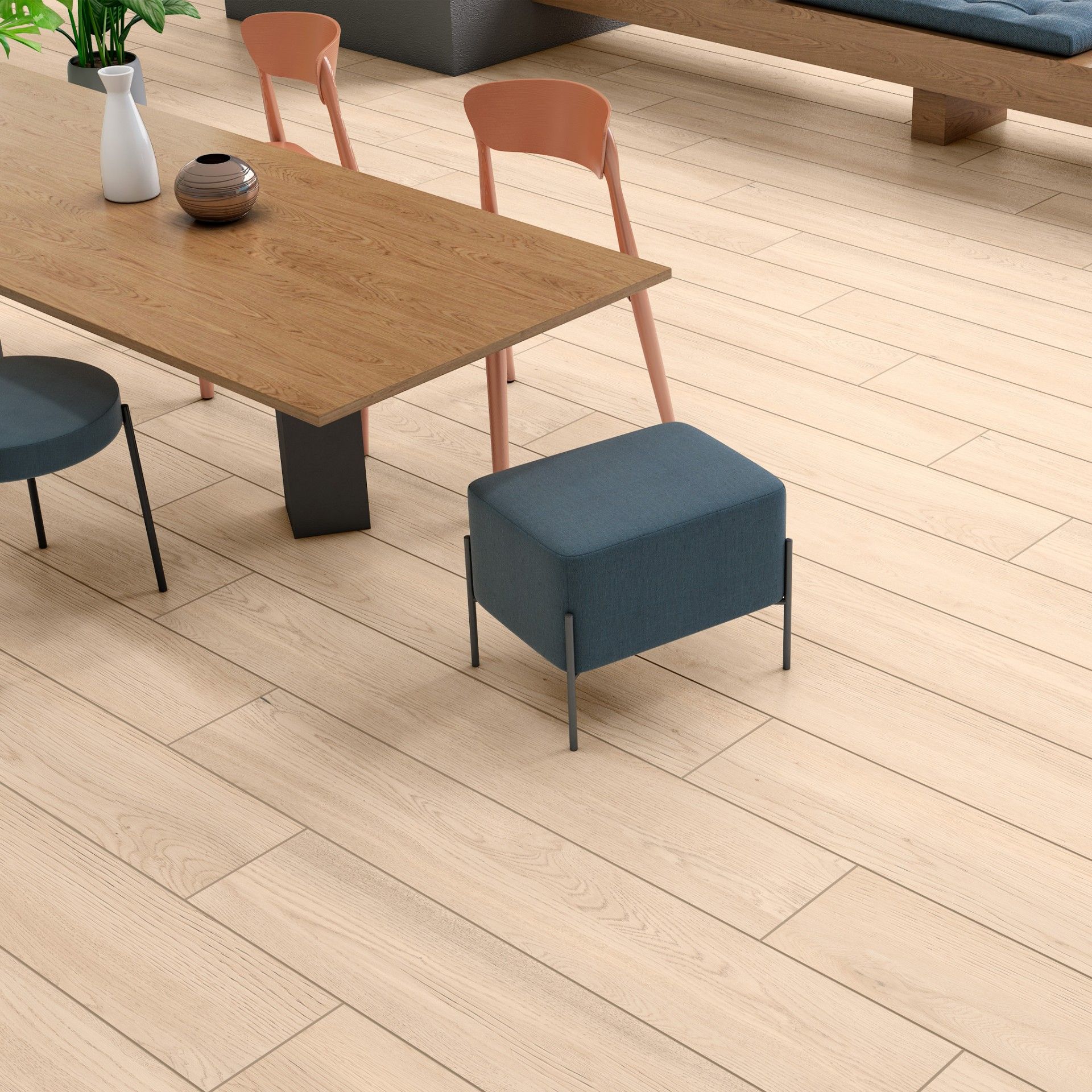 Porcelânico Retificado Missouri Ivory Natural 20x120