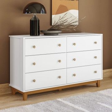 Cómoda Mythos Plus 6 Gavetas Cómoda Mythos Plus 6 Gavetas