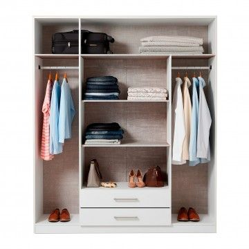 Roupeiro Eko II (4 Portas + 2 Gavetas)