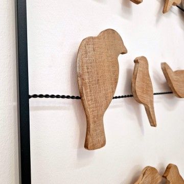 Wall Decor Quadrado Passarinhos Wall Decor Quadrado Passarinhos